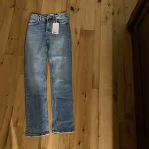 New Zara split seam jeans